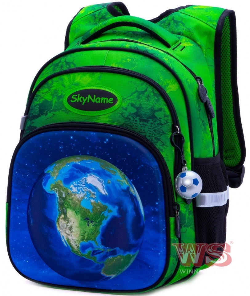Rucsac școlar - R3-239, design Planetă și Glob Pământesc