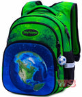 Rucsac școlar - R3-239, design Planetă și Glob Pământesc