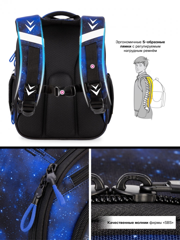 Комплект школьного рюкзака - RK-620, дизайн Геймпад (8 в 1)
