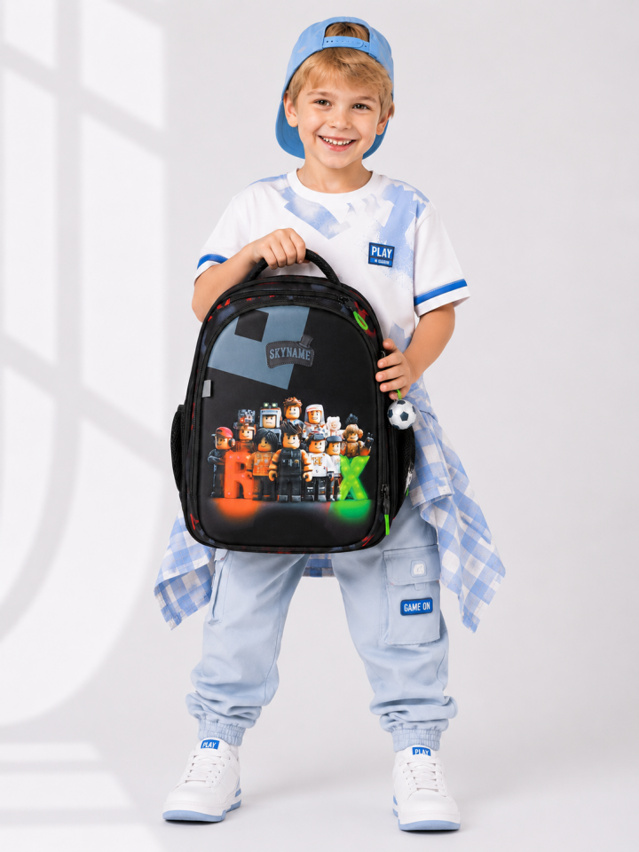 Rucsac școlar - RK-624 Roblox, design Personaje Roblox